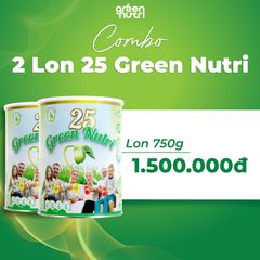 Combo 2 Lon 750Gr Sữa Hạt Ngũ Cốc Green Nutri Có Tảo Xoắn Spirulina - Thức Uống Tốt Cho Sức Khỏe, Thuần Chay, Không Đường Tinh Chế