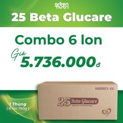 Combo 6 Lon Sữa Hạt Ngũ Cốc 25 Beta Glucan - Thức Uống Hỗ Trợ Người Tiểu Đường, Thuần Chay, Không Đường, Dinh Dưỡng Tốt Cho Tim Mạch