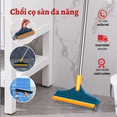 Chổi Cọ Sàn Đa Năng 2In 1 Thiết Kế Đầu Gạt Nước Thông Minh