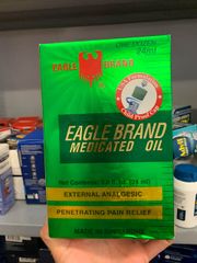 Dầu xanh con ó mỹ Con Ó của Mỹ Eagle Brand Medicated Oil One Dozen nguyên hộp