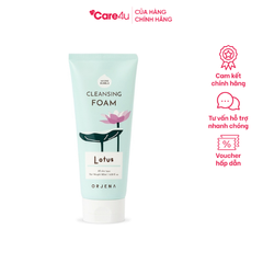 Sữa Rửa Mặt Orjena Chiết Xuất Sen Hồng 180ML - Sạch Da, Không Chứa Hóa Chất Độc Hại, Dành Cho Mọi Loại Da