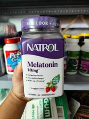 Kẹo dẻo giúp ngủ ngon Natrol Gummies 10mg 140 viên vị dâu