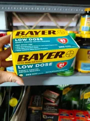 Viên giảm đau và ngăn ngừa nhồi máu cơ tim Bayer Low Dose Aspirin 81mg 365 viên