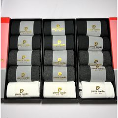 [CHÍNH HÃNG] Set 5 đôi tất nam Pierre Cardin cotton