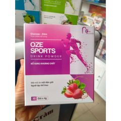 Bổ sung khoáng chất OZE SPORTS Drink powder hộp 30 gói ×4g bù nước và cân bằng điện giải