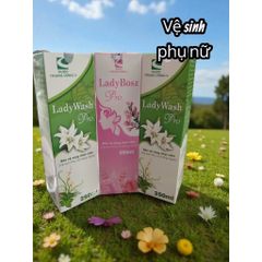 Dung dịch vệ sinh phụ nữ LaDy_ Bosz Pro(mẫu mới)chai 250ml bảo vệ vùng nhạy cảm dùng vệ sinh hằng ngày