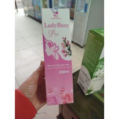 Dung dịch vệ sinh phụ nữ LaDy_ Bosz Pro(mẫu mới)chai 250ml bảo vệ vùng nhạy cảm dùng vệ sinh hằng ngày