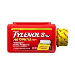 Viên Uống Tylenol 290 Viên Trắng Nắp Vàng – hỗ trợ giảm đau hạ sốt