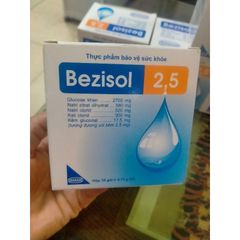 Bù nước và điện giải Bezisol 2.5 hộp 30 gói vị Dừa