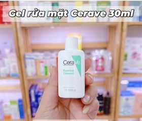 Sữa Rửa Mặt Cerave Foaming Cleanser Mini 30ml – làm sạch dịu nhẹ