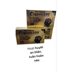 Phục Thần Đan Organic 100 hộp 30 viên từ thảoo dượcc giúp hoạt huyết an thần,rối loạn tiền đình, lưu thông máu não