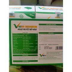 Hoạt huyết bổ não Vimec Ginkobiloba tăng cường tuần hoàn máu não,tan cục máu đông, cải thiện giấc ngủ hộp 100viên