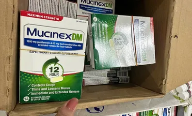 Vên uống giảm ho,long đờm ,Mucinex DM Maximum Strength 14 viên Hỗ trợ giảm nhanh ho và long đờm.