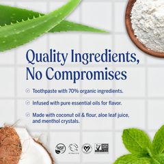Kem Đánh Răng Dr. Bronner’s Peppermint All-One Toothpaste – Bạc Hà Mát Lạnh (140g)