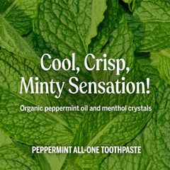 Kem Đánh Răng Dr. Bronner’s Peppermint All-One Toothpaste – Bạc Hà Mát Lạnh (140g)