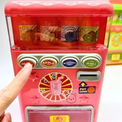Đồ chơi máy bán nước tự động cho bé kèm xu và lon nước mini giúp bé tăng kỹ năng vận động tinh