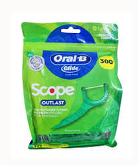 Tăm chỉ nha khoa Oral-B Glide Scope Outlast Floss Picks Mint 300 cái (1 bịch)