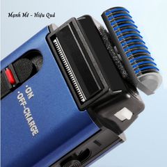 Máy cạo râu lưỡi ngang SC-312U chân sạc TYPE-C màu xanh chính hãng