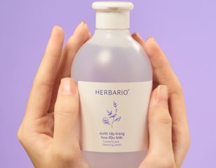 Nước tẩy trang Hoa Đậu Biếc Herbario 300ml thuần chay