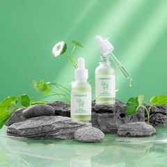 Serum Rau má và Diếp cá Herbario 30ml sạch mụn, thuần chay VN