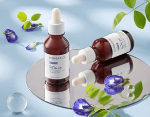 Serum hoa đậu biếc Herbario 30ml tái tạo, cấp ẩm da thuần chay