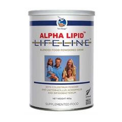 Sữa Non Alpha Lipid Lifeline từ New Zealand 450Gr từ New Zealand -  Bổ dung dinh dưỡng, tăng cường hệ miễn dịch cho trẻ và người lớn [ Nội địa Úc Date 07 - 2028 ] 