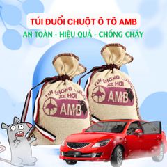 Túi chống chuột AMB chính hãng, đuổi chuột ô tô hiệu quả, ngăn chuột cắn dây điện