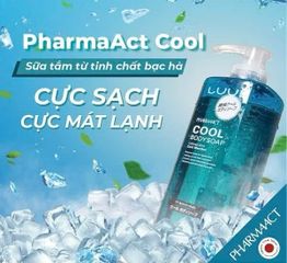 (Nhật) Sữa Tắm Nam Pharmaact Hương Bạc Hà Sảng Khoái