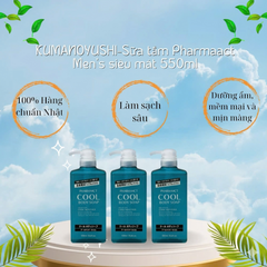 (Nhật) Sữa Tắm Nam Pharmaact Hương Bạc Hà Sảng Khoái