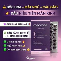Viên Uống Nội Tiết Tố Manhae Pháp 90 Viên – Hỗ Trợ Cân Bằng Nội Tiết, Đẹp Da, Giảm Khô Hạn
