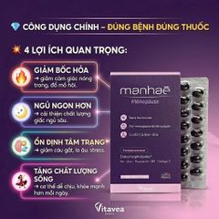 Viên Uống Nội Tiết Tố Manhae Pháp 90 Viên – Hỗ Trợ Cân Bằng Nội Tiết, Đẹp Da, Giảm Khô Hạn