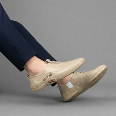 Giày Lười Nam DAVINCIA Da Simili Chống Trơn Chạy Nhanh Dễ Phối Đồ - Giày Slip-on Thời Trang Cho Học Sinh, Sinh Viên, Nam Giới