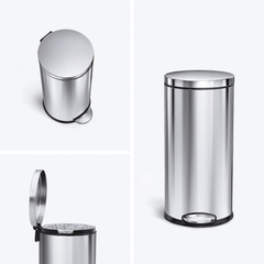  Thùng rác 30L SimpleHuman trụ tròn