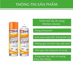 Chai xịt vệ sinh nhà bếp đa năng KITCHEN Cleaner 500ml
