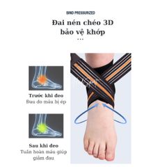 Băng quấn bảo vệ mắt cá chân băng quấn cổ chân LI-NING giúp bảo vệ khớp phục hồi chấn thương LDEU157
