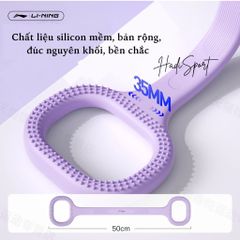 Dây đàn hồi hình số 8 Lining chất liệu silicon đúc nguyên khối tập vai lưng tập toàn thân 4 mức 5/10/15/20kg LJSU348