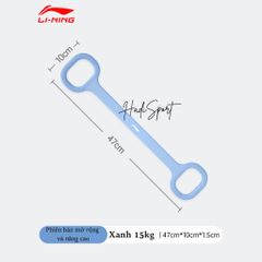 Dây đàn hồi hình số 8 Lining chất liệu silicon đúc nguyên khối tập vai lưng tập toàn thân 4 mức 5/10/15/20kg LJSU348