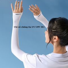 Găng Tay Chống Nắng Lining Mỏng Mát Chống Tia Cực Tím UPF50+ Ống tay thể thao Ống tay Pickleball