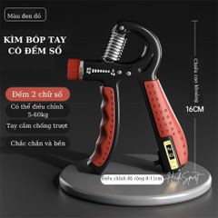 Kìm bóp tay có đếm số Li-Ning kìm bóp luyện cơ tay có thể điều chỉnh lực từ 5-60kg mã  LJSP330