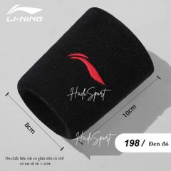 Băng bảo vệ cổ tay LI-NING băng tay cầu lông thấm hút mồ hôi khi chơi thể thao