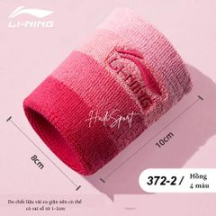 Băng bảo vệ cổ tay LI-NING băng tay cầu lông thấm hút mồ hôi khi chơi thể thao