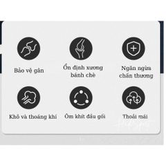 Đai quấn bảo vệ xương bánh chè Lining phiên bản điều áp kép bảo vệ khớp gối mã AQAH256