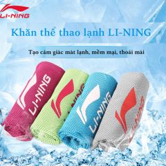 Khăn thể thao lạnh Lining khăn lạnh thoáng nhẹ mềm mại thấm mồ hôi tốt mát lạnh khi sử dụng LNQT793