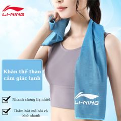 Khăn thể thao lạnh Lining khăn lạnh thoáng nhẹ mềm mại thấm mồ hôi tốt mát lạnh khi sử dụng LNQT793