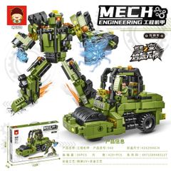 Đồ Chơi Lắp Ráp 2in1 Robot Và Ô Tô Cho Bé – Mô Hình Biến Hình Sáng Tạo - Quà Tặng Bé Trai