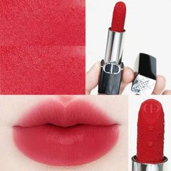(Hàng công ty) Son Lì Dior Rouge Dior Couture Lipstick Velvet Limited Edition New Years 2026 Màu 808 Red Dream Đỏ Hồng Chính hãng