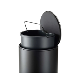 Thùng rác đạp chân Joseph Joseph Arc™ 10L Easy-push Pedal Bin 30151 màu đen mờ