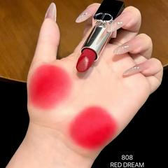 (Cao cấp)Son Lì Dior Rouge Dior Couture Lipstick Velvet Limited Edition New Years 2026 Màu 808 Red Dream Đỏ Hồng Chính hãng