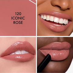 (Cao cấp)Son Dưỡng Môi Dior Rouge Dior On Stage Lipstick 120 Iconic Rose Màu Hồng Nude Chính hãng