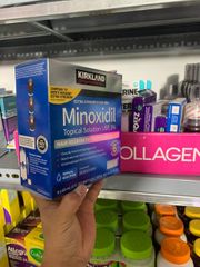 Minoxidil 5% Kirk-land Dung Dịch Mọc Râu Và Tóc Hiệu Quả Của Mỹ Hộp 6 Chai 